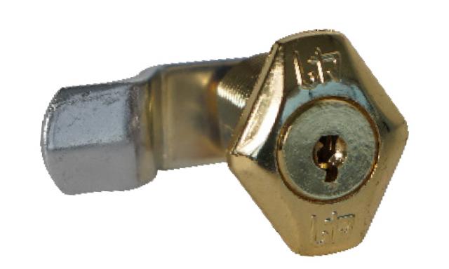 CERRADURA PARA BUZON BTV DIAMANTE DORADA ROSCA 60404