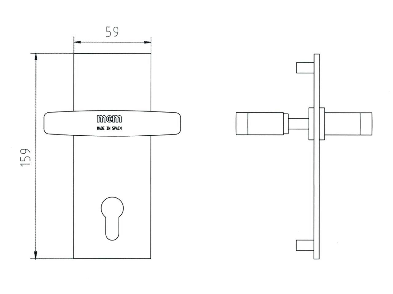 MANIVELA PARA PUERTA BASCULANTE MCM 1511EP