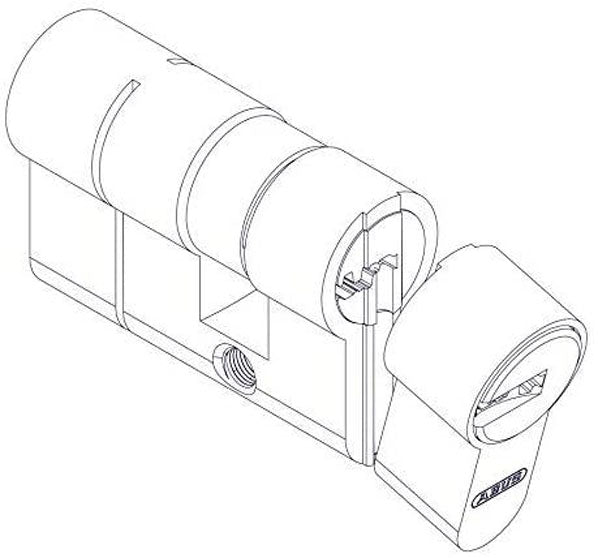 CILINDRO DE SEGURIDAD ABUS D6PS PARA PUERTA