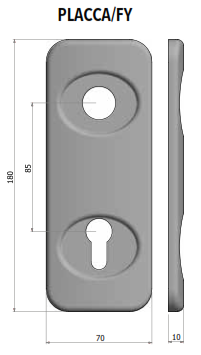 medidas embellecedor interior para puerta acorazada dierre azzi