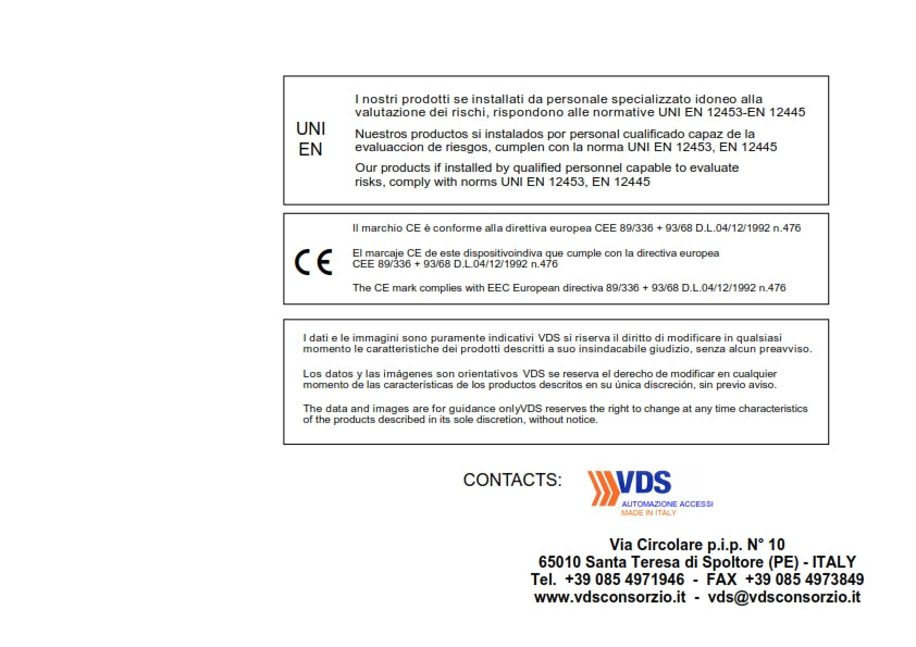 CUADRO MANIOBRA UNIVERSAL PARA PUERTA GARAJE CORREDERA Y BASCULANTE VDS 230M1 E102