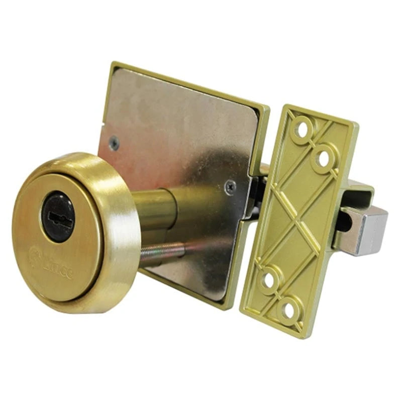 CERROJO 7932E DE SEGURIDAD CON CILINDRO EUROPERFIL LINCE