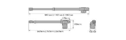 KIT MOTOR LINCE400 230V PARA PUERTAS DE GARAJES O CANCELA BATIENTES