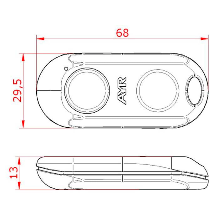 MANDO BLUETOOTH CERRADURA INVISIBLE INTLOCK BT AYR