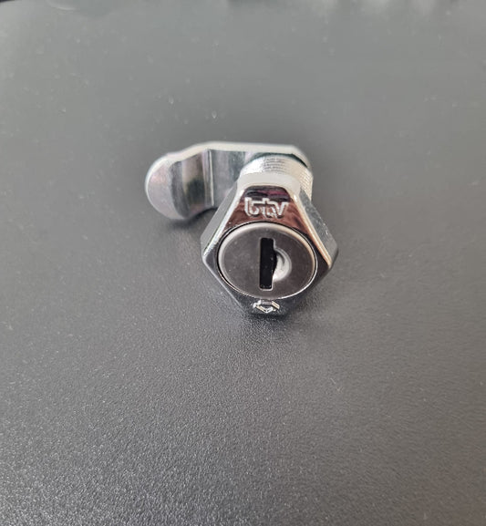 CERRADURA BUZON BTV DIAMANTE CROMADA ROSCA 60405