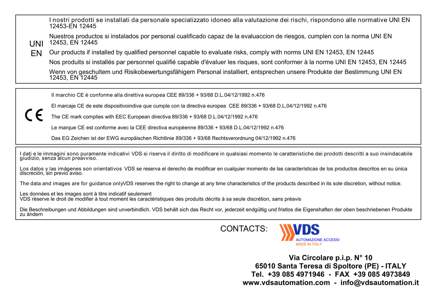 CUADRO MANIOBRA UNIVERSAL PARA PUERTA GARAJE CORREDERA Y BASCULANTE VDS 230M1 E102